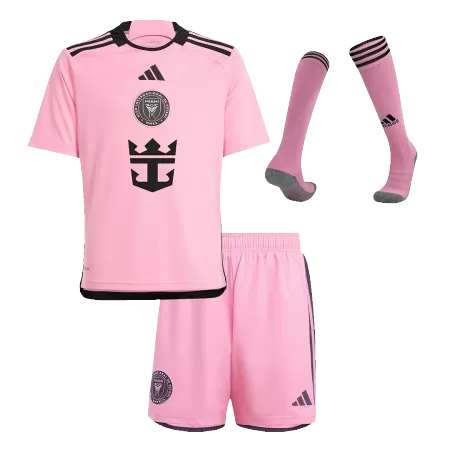 Kid's Inter Miami CF Home Jersey Full Kit 2024 - acejersey
