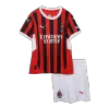 Kid's AC Milan Home Jerseys Kit(Jersey+Shorts) 2024/25 - acejersey