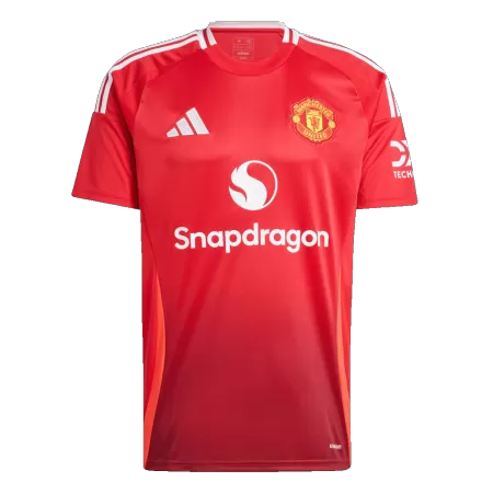 Men's Manchester United Home Soccer Jersey 2024/25 - acejersey