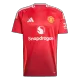 Men's Manchester United Home Jersey (Jersey+Shorts) Kit 2024/25 - acejersey