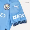 Kid's Manchester City Home Jerseys Kit(Jersey+Shorts) 2024/25 - acejersey