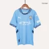 Kid's Manchester City Home Jerseys Kit(Jersey+Shorts) 2024/25 - acejersey