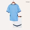 Kid's Manchester City Home Jerseys Kit(Jersey+Shorts) 2024/25 - acejersey