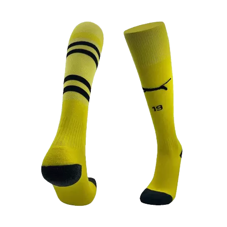 Borussia Dortmund Home Soccer Socks 2024/25 For Adults - acejersey