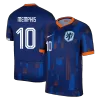 Men's Netherlands MEMPHIS #10 Away Soccer Jersey Euro 2024 - acejersey