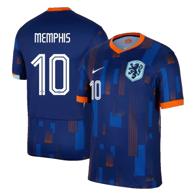 Men's Netherlands MEMPHIS #10 Away Soccer Jersey Euro 2024 - acejersey