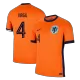 Men's Netherlands VIRGIL #4 Home Soccer Jersey Euro 2024 - acejersey