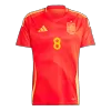 Men's Spain FABIÁN #8 Home Soccer Jersey Euro 2024 - acejersey