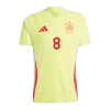 Men's Spain FABIÁN #8 Away Soccer Jersey Euro 2024 - acejersey