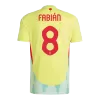 Men's Spain FABIÁN #8 Away Soccer Jersey Euro 2024 - acejersey