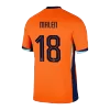 Men's Netherlands MALEN #18 Home Soccer Jersey Euro 2024 - acejersey