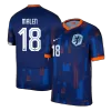 Men's Netherlands MALEN #18 Away Soccer Jersey Euro 2024 - acejersey