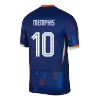 Men's Netherlands MEMPHIS #10 Away Soccer Jersey Euro 2024 - acejersey