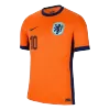 Men's Netherlands MEMPHIS #10 Home Soccer Jersey Euro 2024 - acejersey