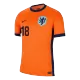 Men's Netherlands MALEN #18 Home Soccer Jersey Euro 2024 - acejersey