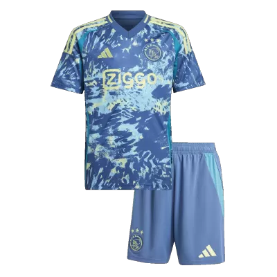 Kid's Ajax Away Jerseys Kit(Jersey+Shorts) 2024/25 - acejersey