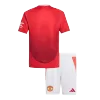 Kid's Manchester United Home Jerseys Kit(Jersey+Shorts) 2024/25 - acejersey