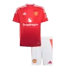 Kid's Manchester United Home Jerseys Kit(Jersey+Shorts) 2024/25 - acejersey