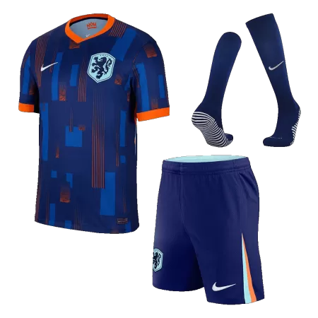 Men's Netherlands Away Jersey Full Kit Euro 2024 - acejersey