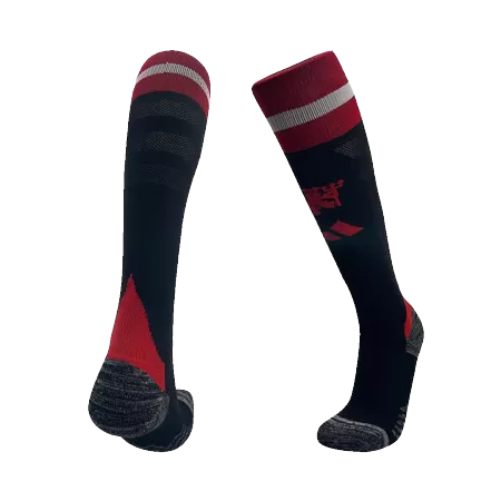 Manchester United Home Soccer Socks 2024/25 For Adults - acejersey
