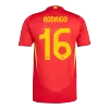 Spain RODRIGO #16 Home Soccer Jersey Euro 2024 - Player Version - acejersey