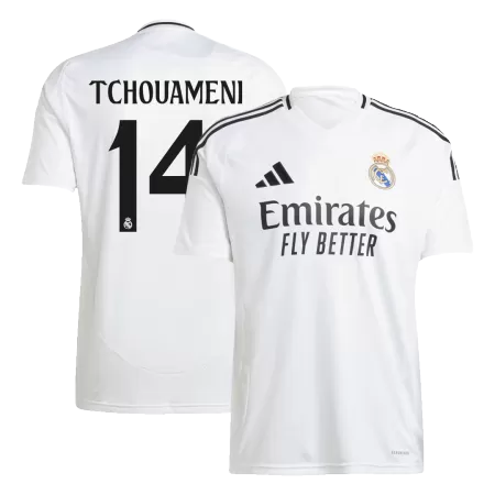 Men's Real Madrid TCHOUAMENI #14 Home Soccer Jersey 2024/25 - acejersey