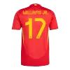 Spain WILLIAMS JR. #17 Home Soccer Jersey Euro 2024 - Player Version - acejersey