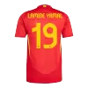 Spain LAMINE YAMAL #19 Home Soccer Jersey Euro 2024 - Player Version - acejersey