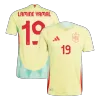 Spain LAMINE YAMAL #19 Away Soccer Jersey Euro 2024 - Player Version - acejersey