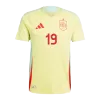 Spain LAMINE YAMAL #19 Away Soccer Jersey Euro 2024 - Player Version - acejersey