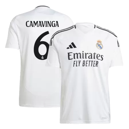 Men's Real Madrid CAMAVINGA #6 Home Soccer Jersey 2024/25 - acejersey