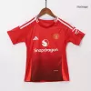 Kid's Manchester United Home Jerseys Kit(Jersey+Shorts) 2024/25 - acejersey