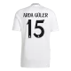 Men's Real Madrid ARDA GÜLER #15 Home Soccer Jersey 2024/25 - acejersey