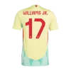 Spain WILLIAMS JR. #17 Away Soccer Jersey Euro 2024 - Player Version - acejersey