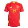 Spain LAMINE YAMAL #19 Home Soccer Jersey Euro 2024 - Player Version - acejersey