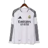 Men's Real Madrid Home Long Sleeve Soccer Jersey 2024/25 - Player Version - acejersey