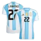 Men's Argentina L.MARTÍNEZ #22 Home Soccer Jersey 2024 - acejersey