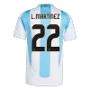 Argentina L.MARTÍNEZ #22 Home Soccer Jersey Copa América 2024 - Player Version - acejersey