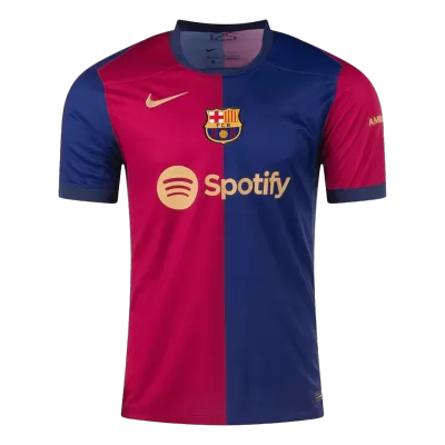 Men's Barcelona Home Soccer Jersey 2024/25 - acejersey