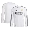 Men's Real Madrid Home Long Sleeve Soccer Jersey 2024/25 - Player Version - acejersey