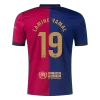 Men's Barcelona LAMINE YAMAL #19 Home Soccer Jersey 2024/25 - acejersey