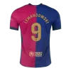 Barcelona LEWANDOWSKI #9 Home Soccer Jersey 2024/25 - Player Version - acejersey