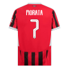 Men's AC Milan MORATA #7 Home Soccer Jersey 2024/25 UCL - acejersey