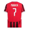 Men's AC Milan MORATA #7 Home Soccer Jersey 2024/25 UCL - acejersey