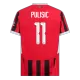 Men's AC Milan PULISIC #11 Home Soccer Jersey 2024/25 UCL - acejersey