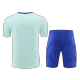 Men's Spain Pre-Match Jersey (Jersey+Shorts) Kit Euro 2024 - acejersey