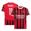 Men's AC Milan PULISIC #11 Home Soccer Jersey 2024/25 UCL - acejersey