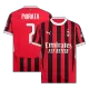 Men's AC Milan MORATA #7 Home Soccer Jersey 2024/25 UCL - acejersey