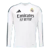 Men's Real Madrid Home Long Sleeve Soccer Jersey 2024/25 - acejersey