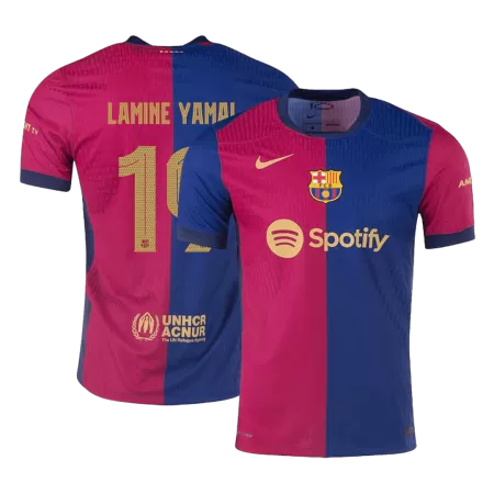 Barcelona LAMINE YAMAL #19 Home Soccer Jersey 2024/25 UCL - Player Version - acejersey